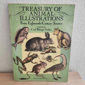 VGUC 1988 Treasury of Animal Illustrations From Eighteenth-Century Sources Dover